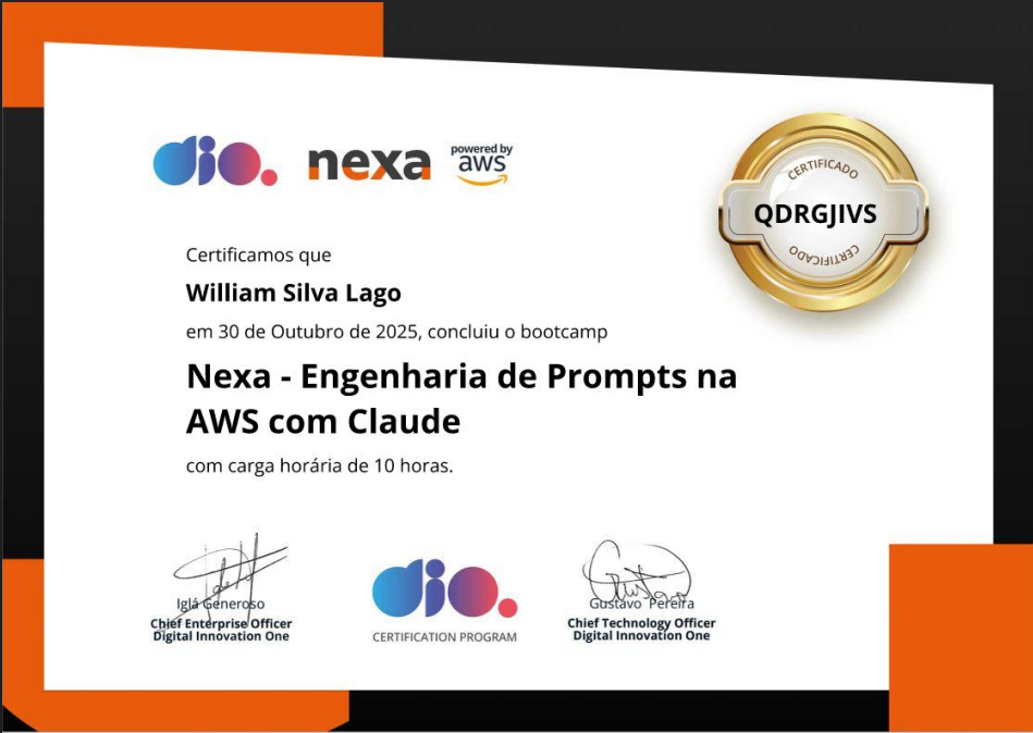 Engenharia de prompts na AWS com Claude - DIO